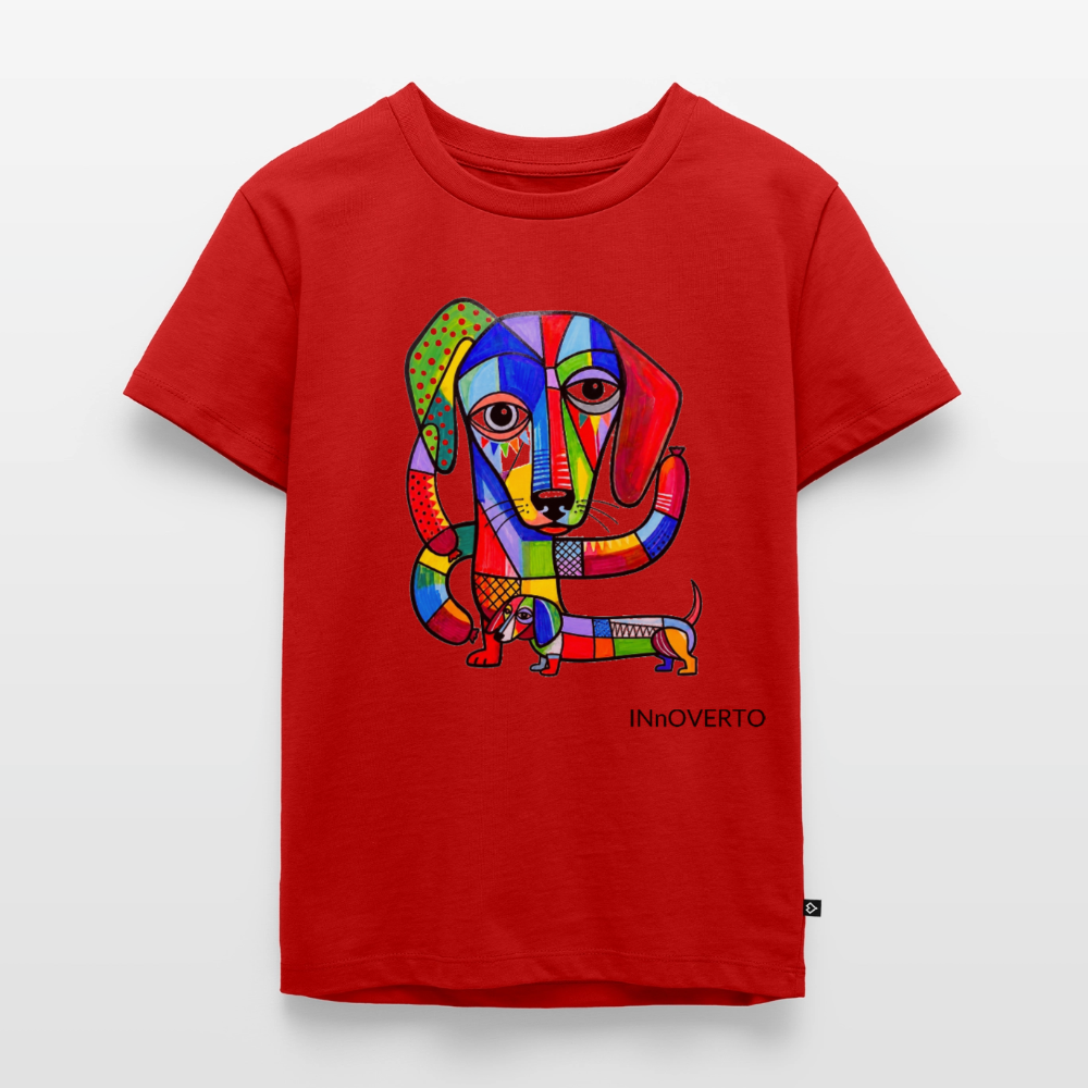 Teckel - Toto - Enfant - rouge