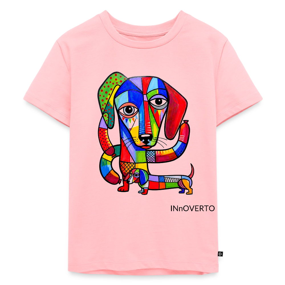 Teckel - Toto - Enfant - rose