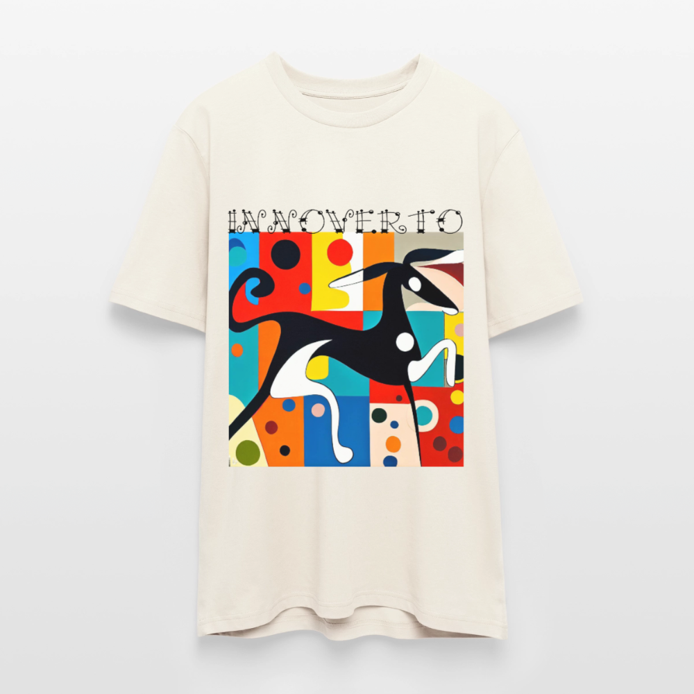 Lévrier graphique - Unisexe - blanc nature