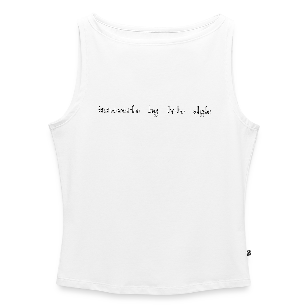 Débardeur à col bateau Femme - blanc