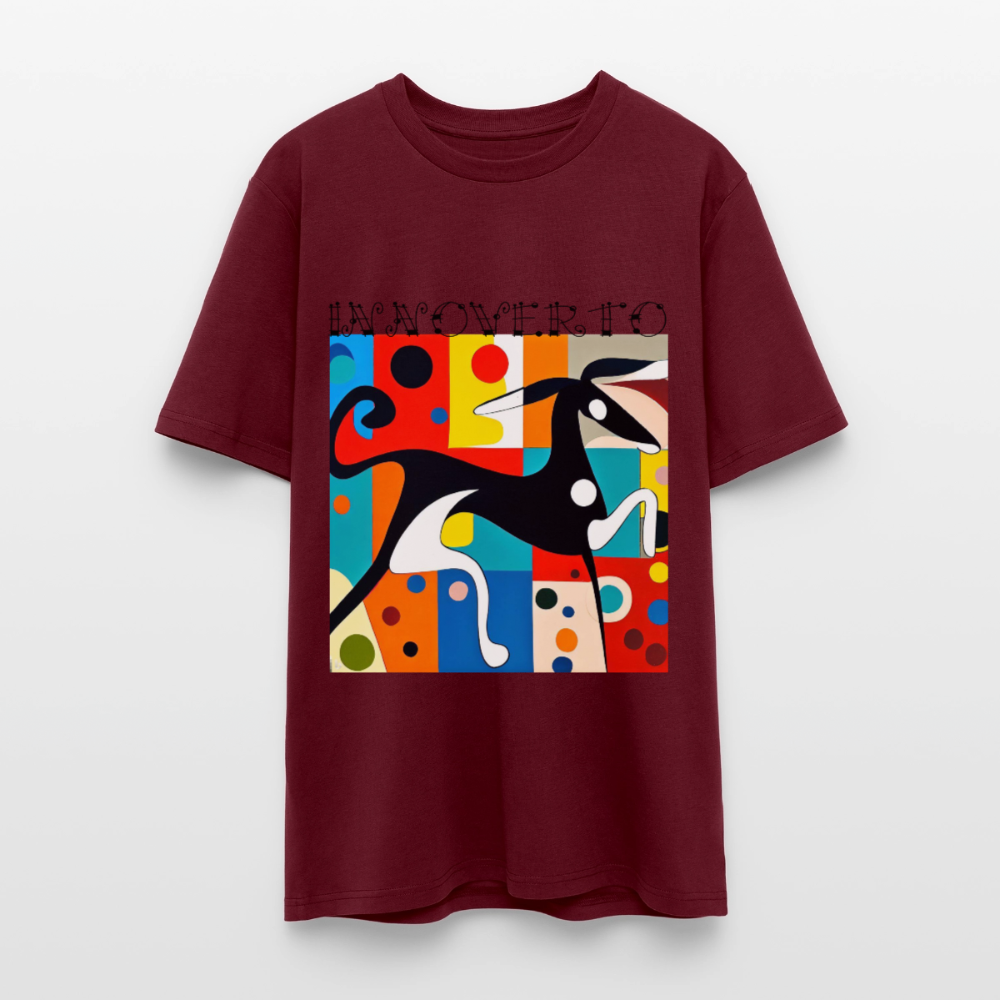 Lévrier graphique - Unisexe - bordeaux