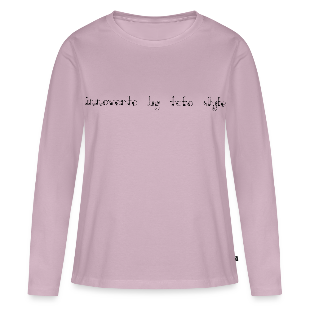 T-shirt manches longues Premium Femme - rose poudré