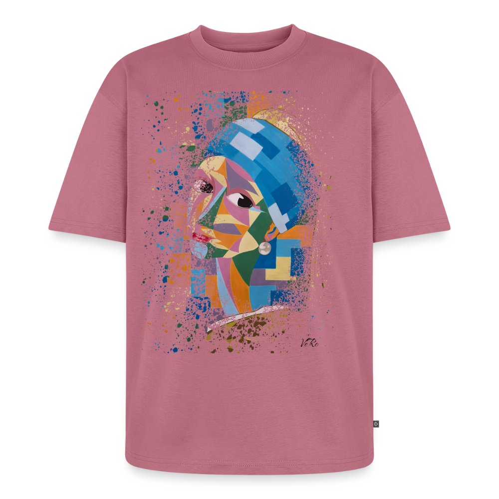 T-shirt Premium bio oversize Unisexe - mauve