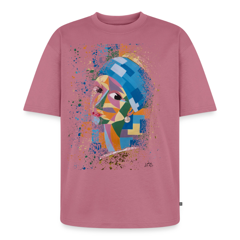T-shirt Premium bio oversize Unisexe - mauve