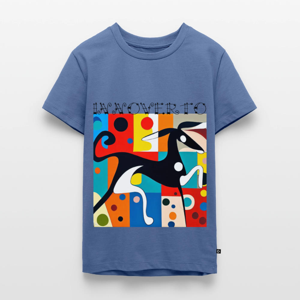 T-shirt Premium Ado - bleu pigeon