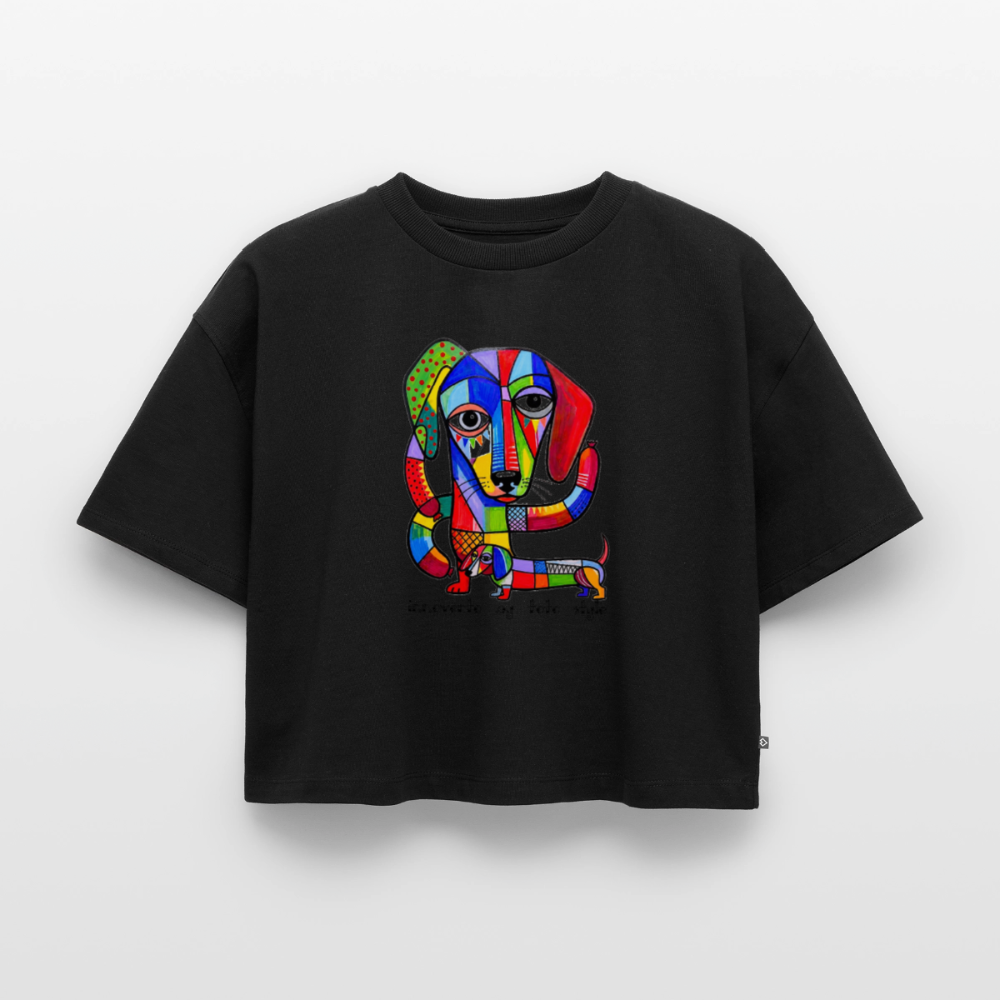Teckel by Teckel - Crop top Oversize - noir
