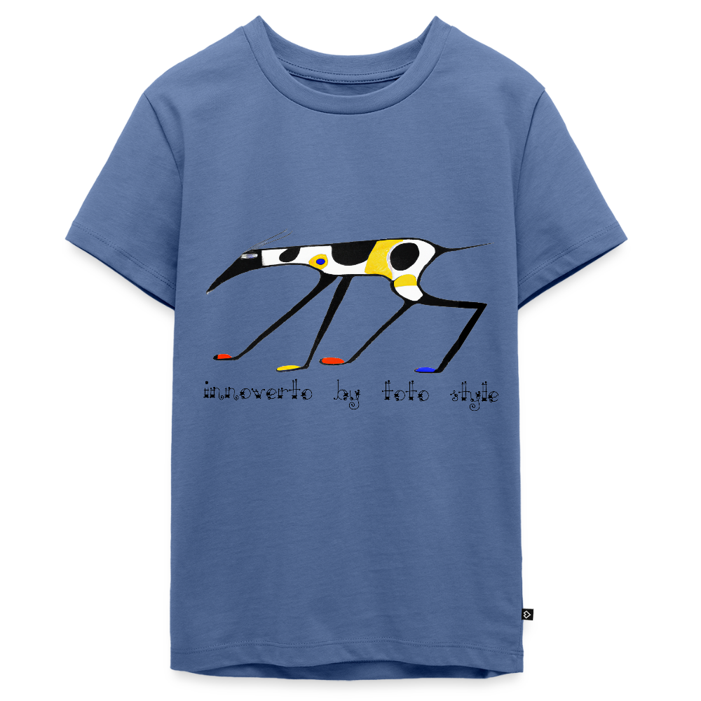 T-shirt Premium Ado - bleu pigeon