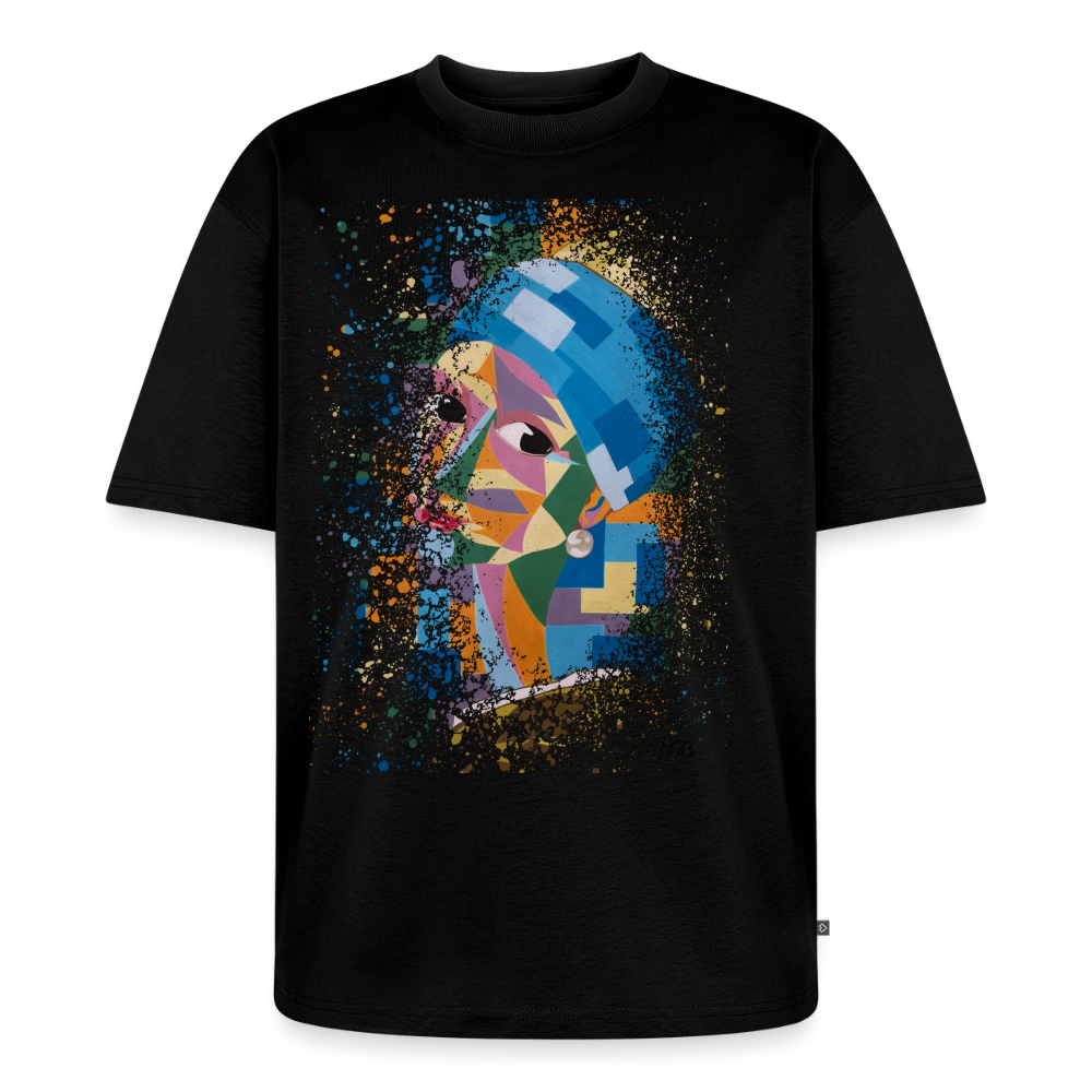 T-shirt Premium bio oversize Unisexe - noir