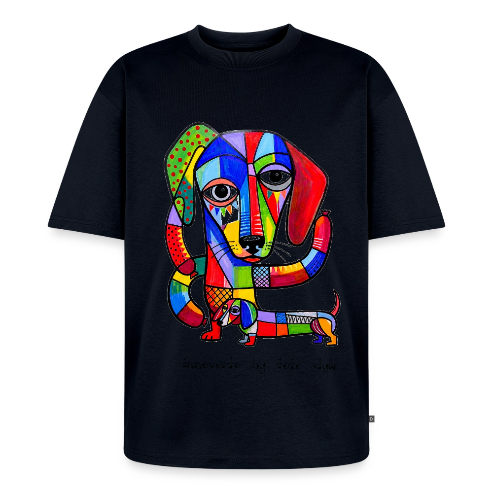 Teckel by Toto - oversize Unisexe - bleu marine