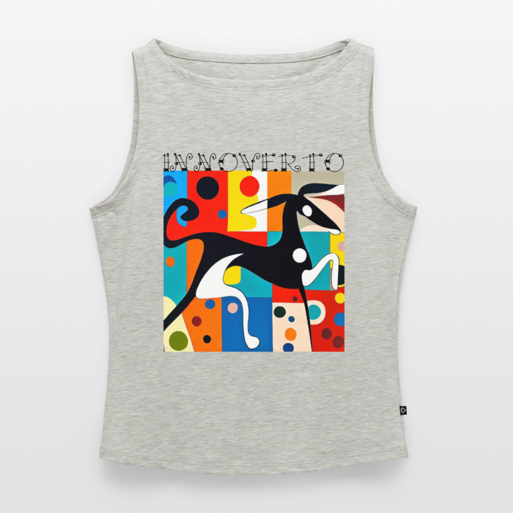 Débardeur à col bateau Femme - gris chiné