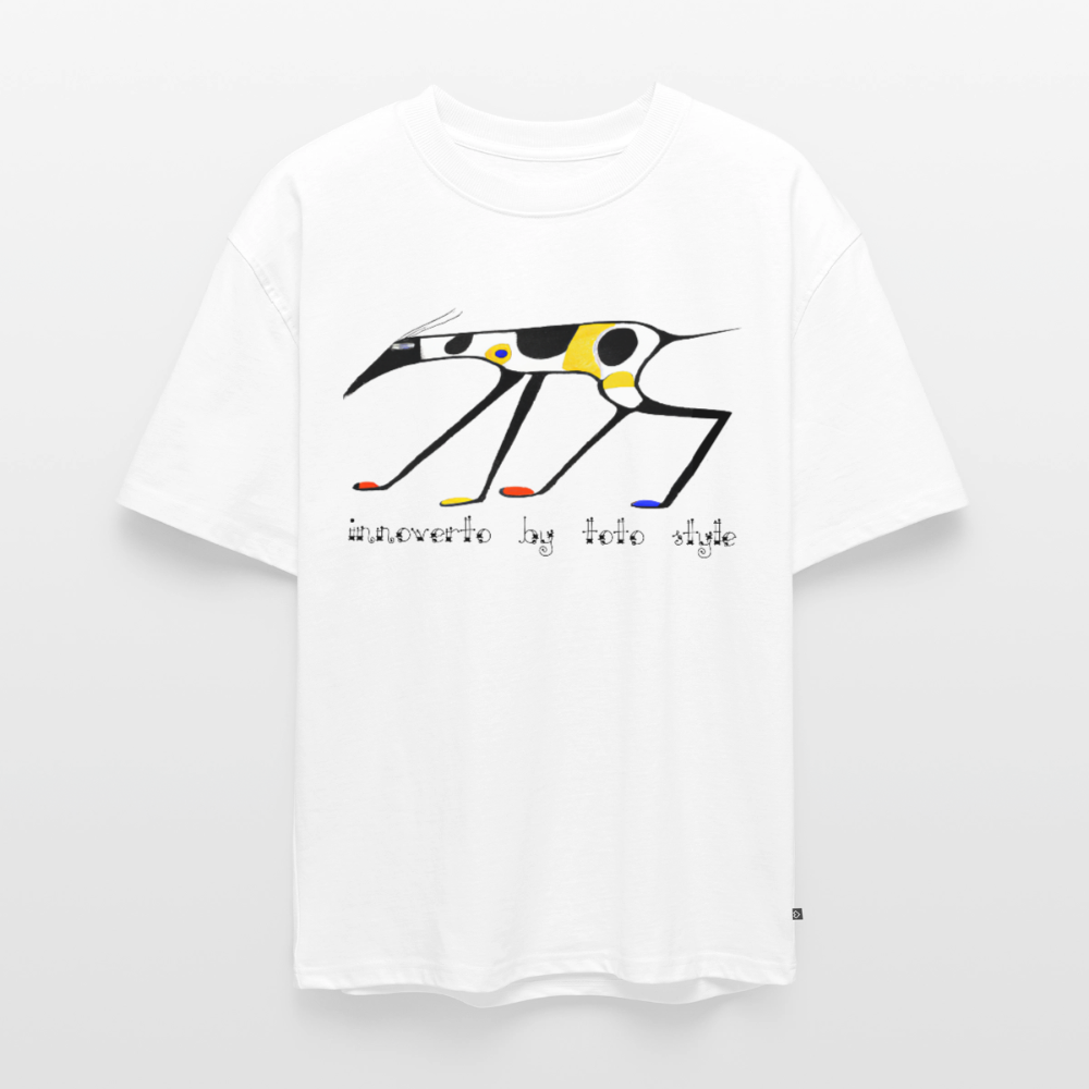 T-shirt Premium bio oversize Unisexe - blanc