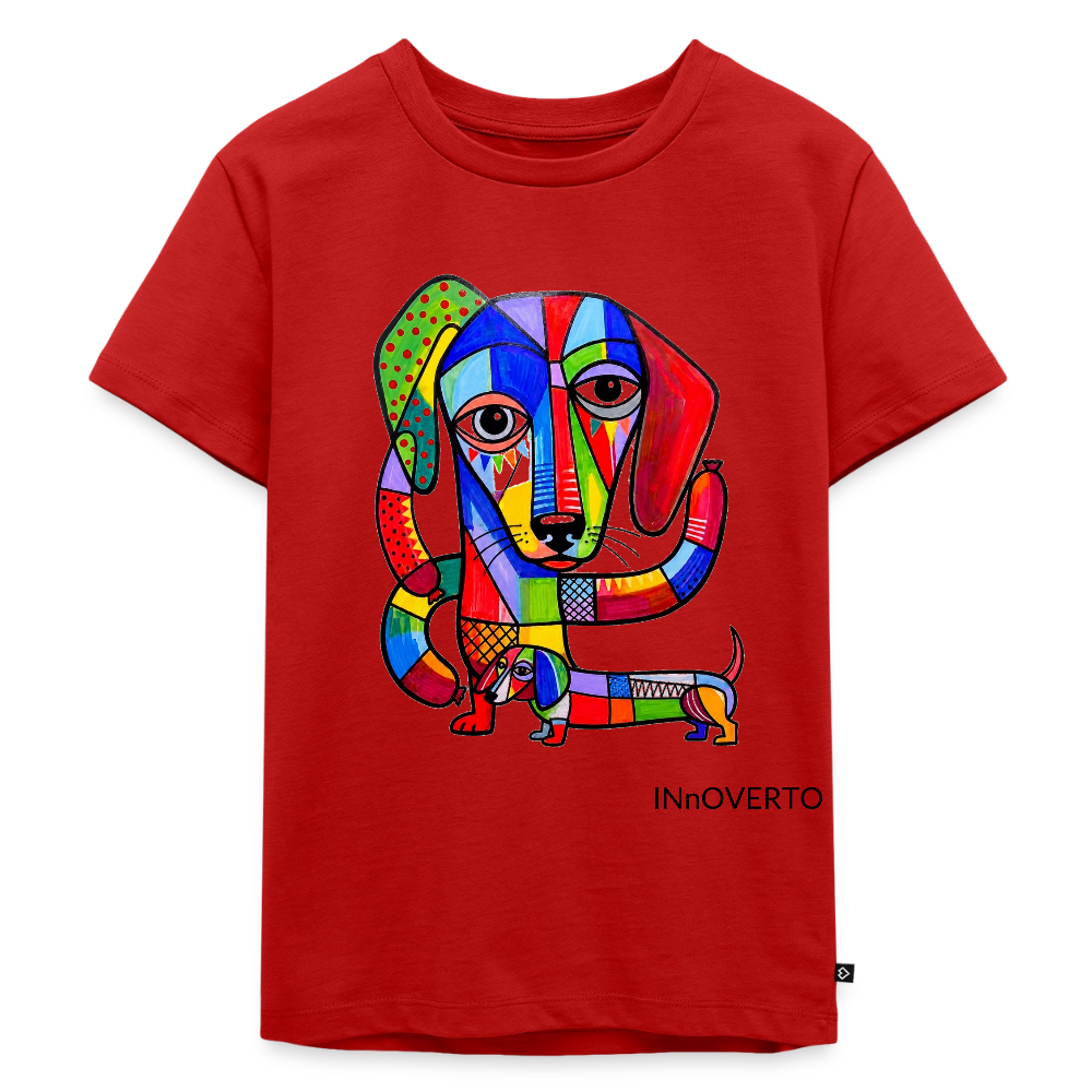 Teckel - Toto - Enfant - rouge