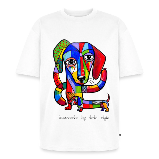 Teckel by Toto - oversize Unisexe - blanc