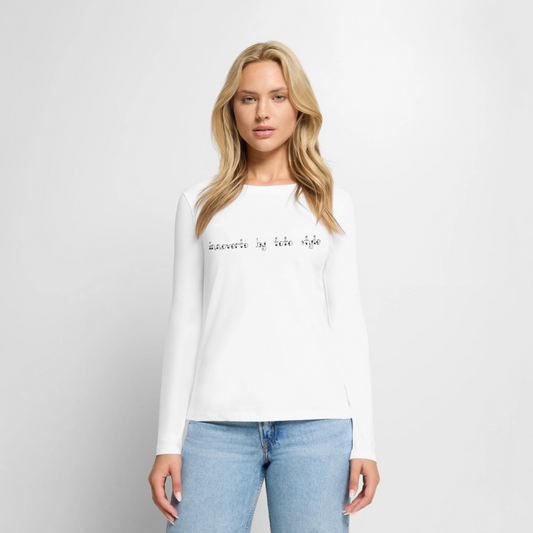 T-shirt manches longues Premium Femme - blanc