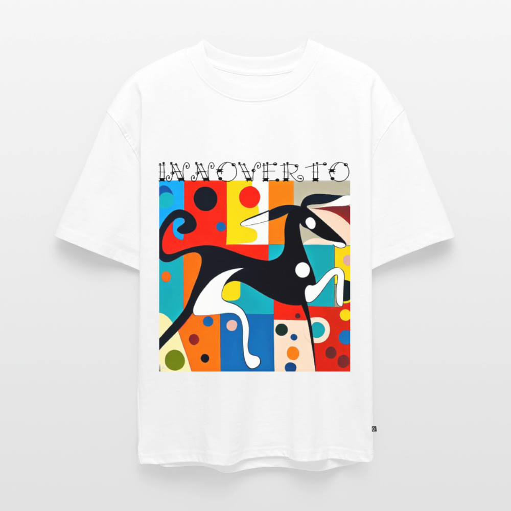 T-shirt Premium bio oversize Unisexe - blanc