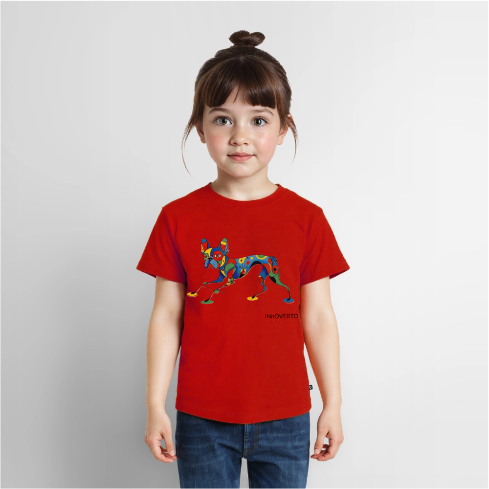 Bouledogue - Toto - Enfant - rouge