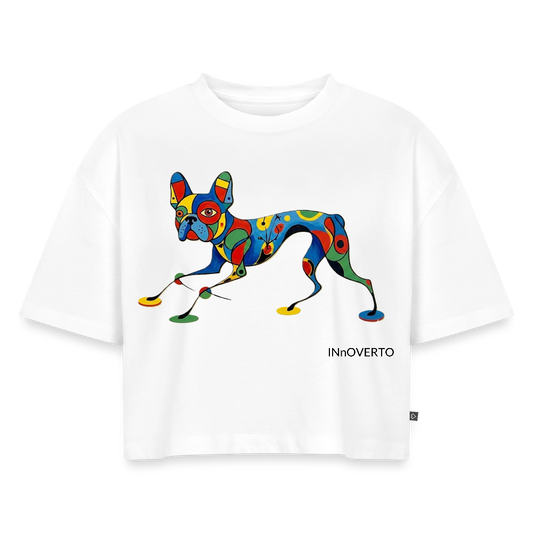 Bouledogue - Toto - Crop top - blanc