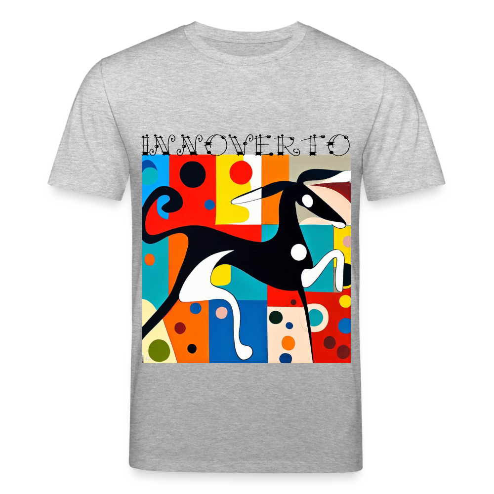 Lévrier graphique - Unisexe - gris chiné