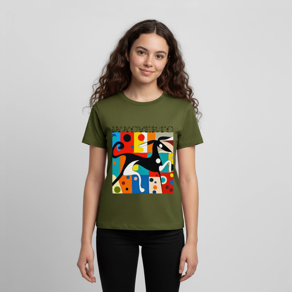 T-shirt Premium Ado - kaki