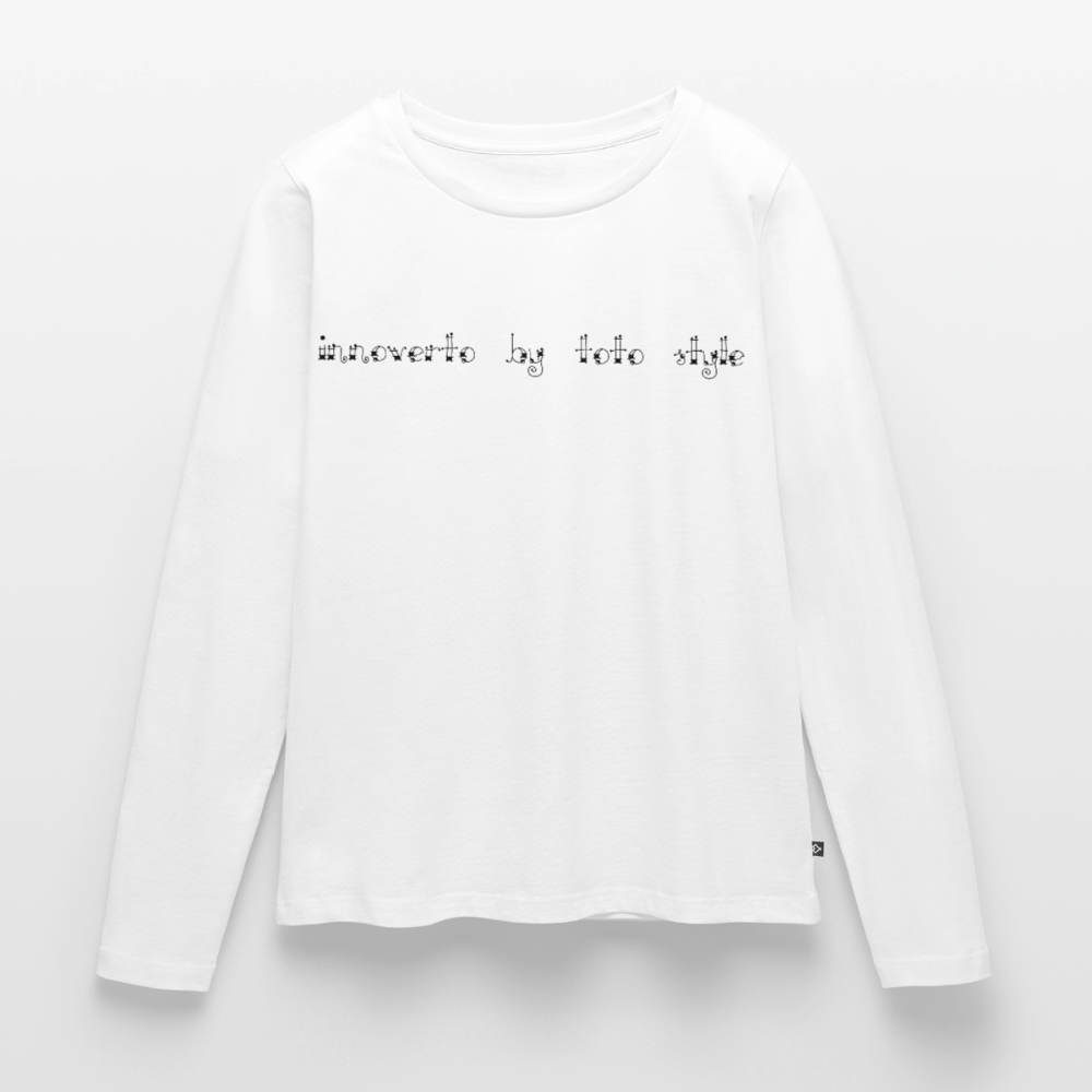 T-shirt manches longues Premium Femme - blanc
