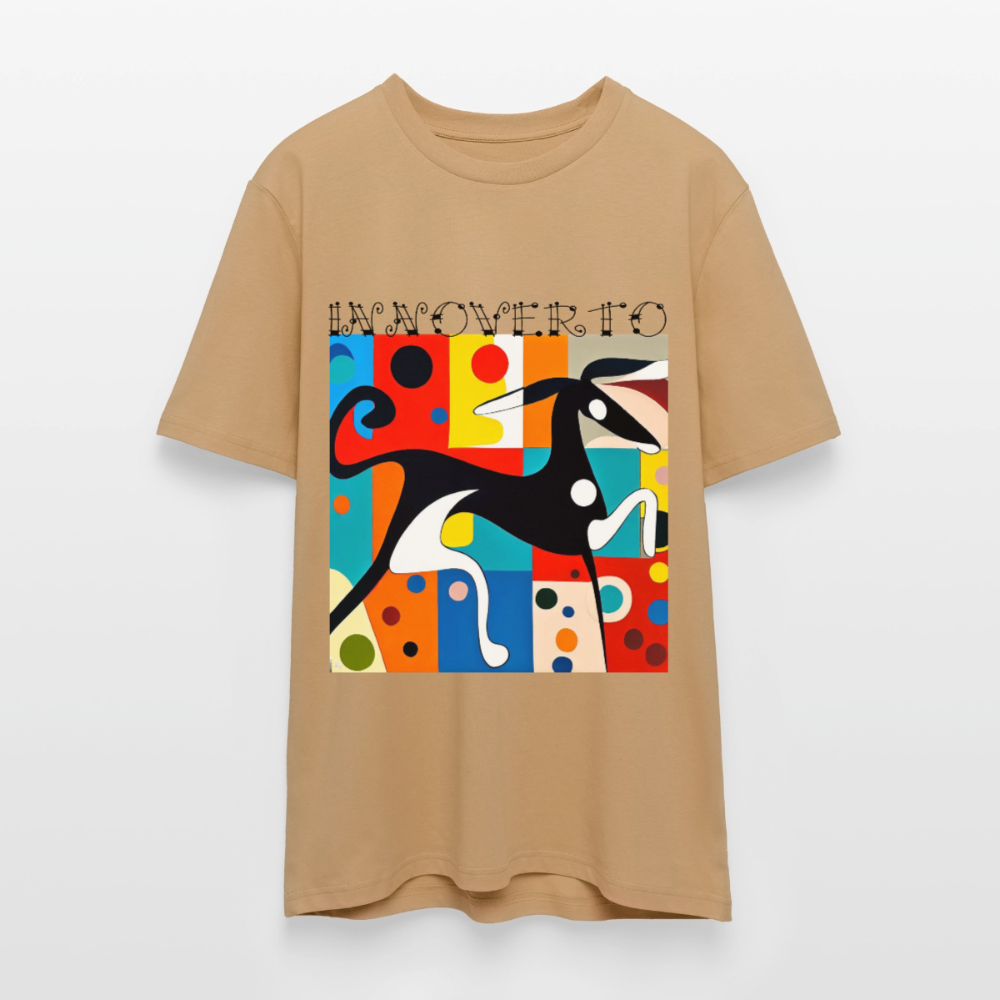 Lévrier graphique - Unisexe - caramel 