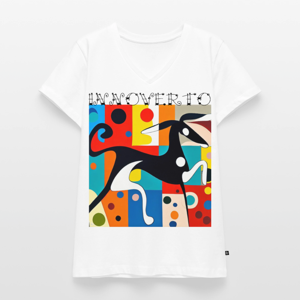 T-shirt bio col V Stanley & Stella Femme - blanc