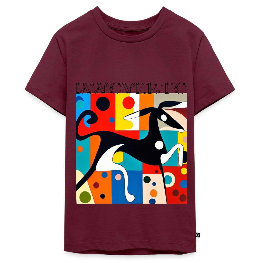 T-shirt Premium Ado - bourgogne