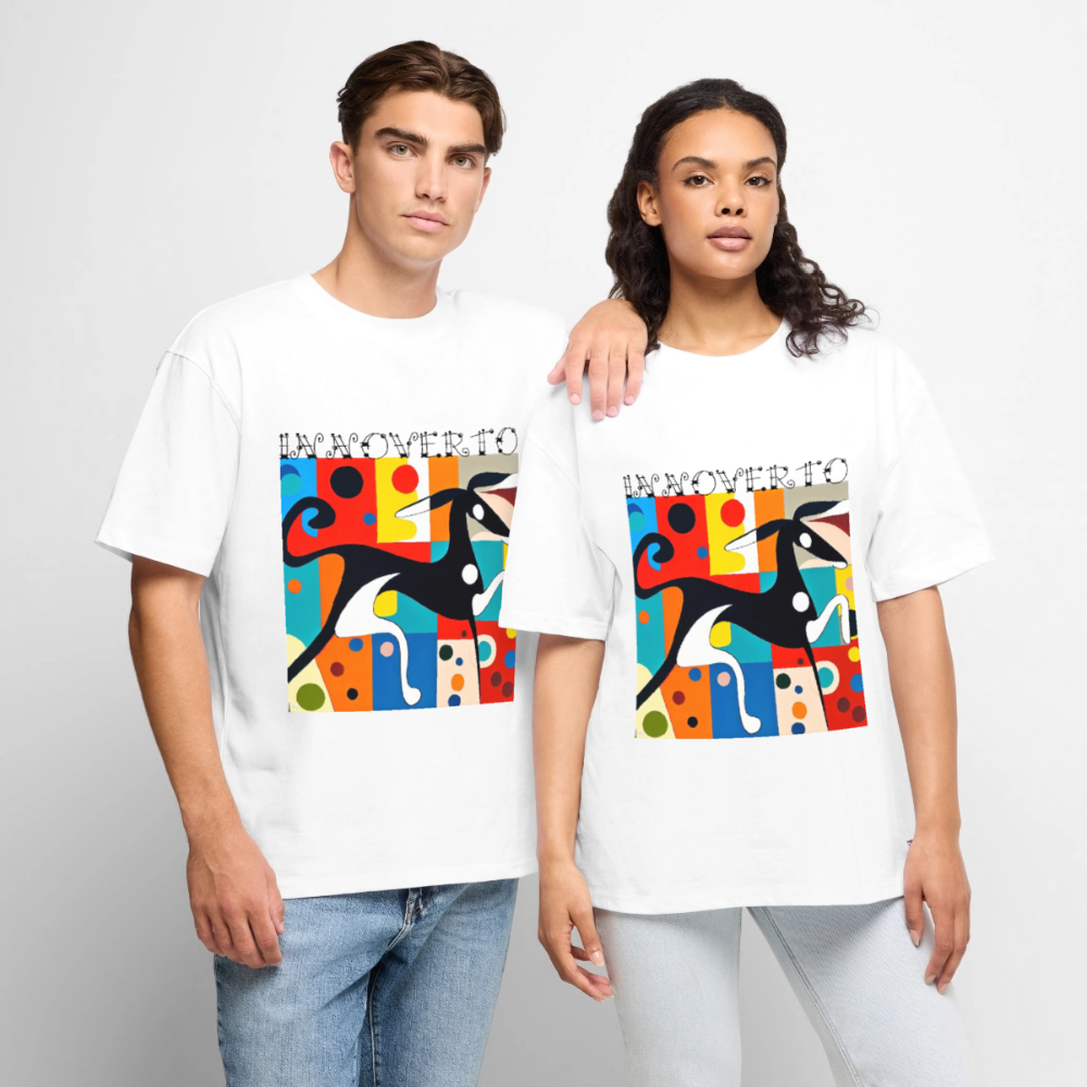 T-shirt Premium bio oversize Unisexe - blanc