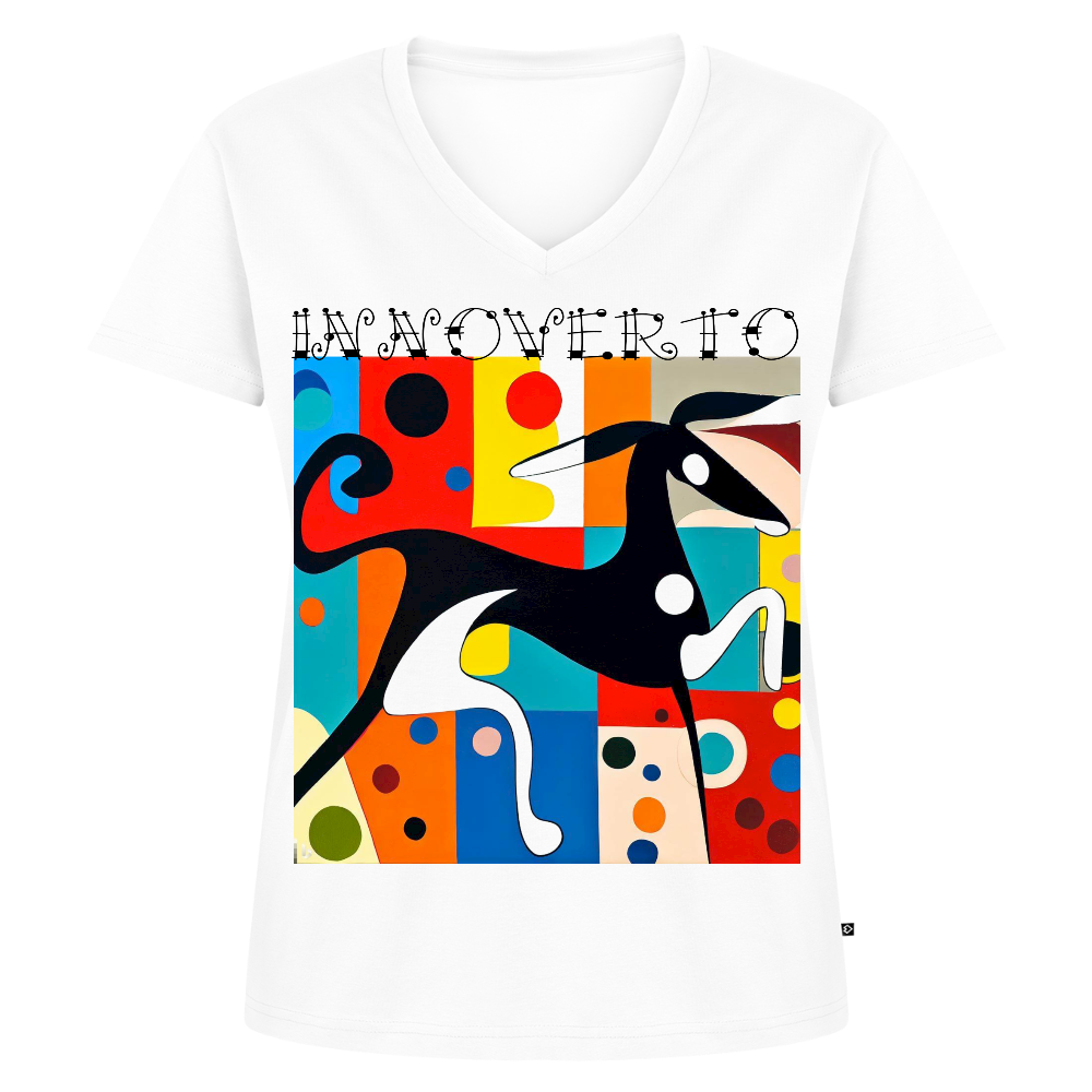 T-shirt bio col V Stanley & Stella Femme - blanc