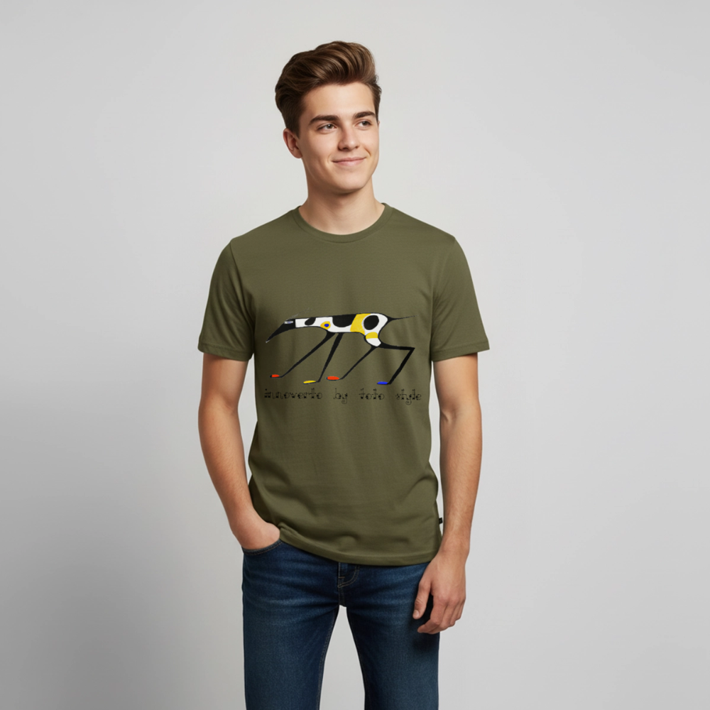 T-shirt Premium Ado - kaki