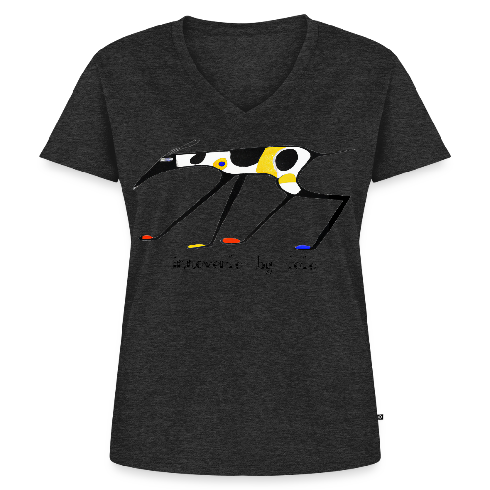 Lévrier by Toto - col V - anthracite chiné