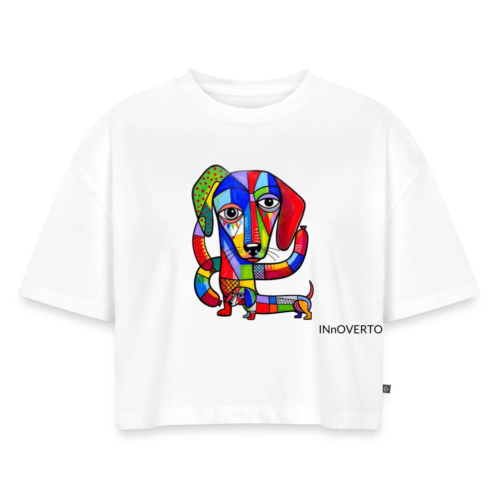 Teckel - Toto - Crop top - blanc