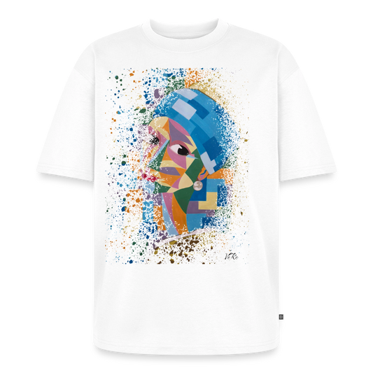 T-shirt Premium bio oversize Unisexe - blanc