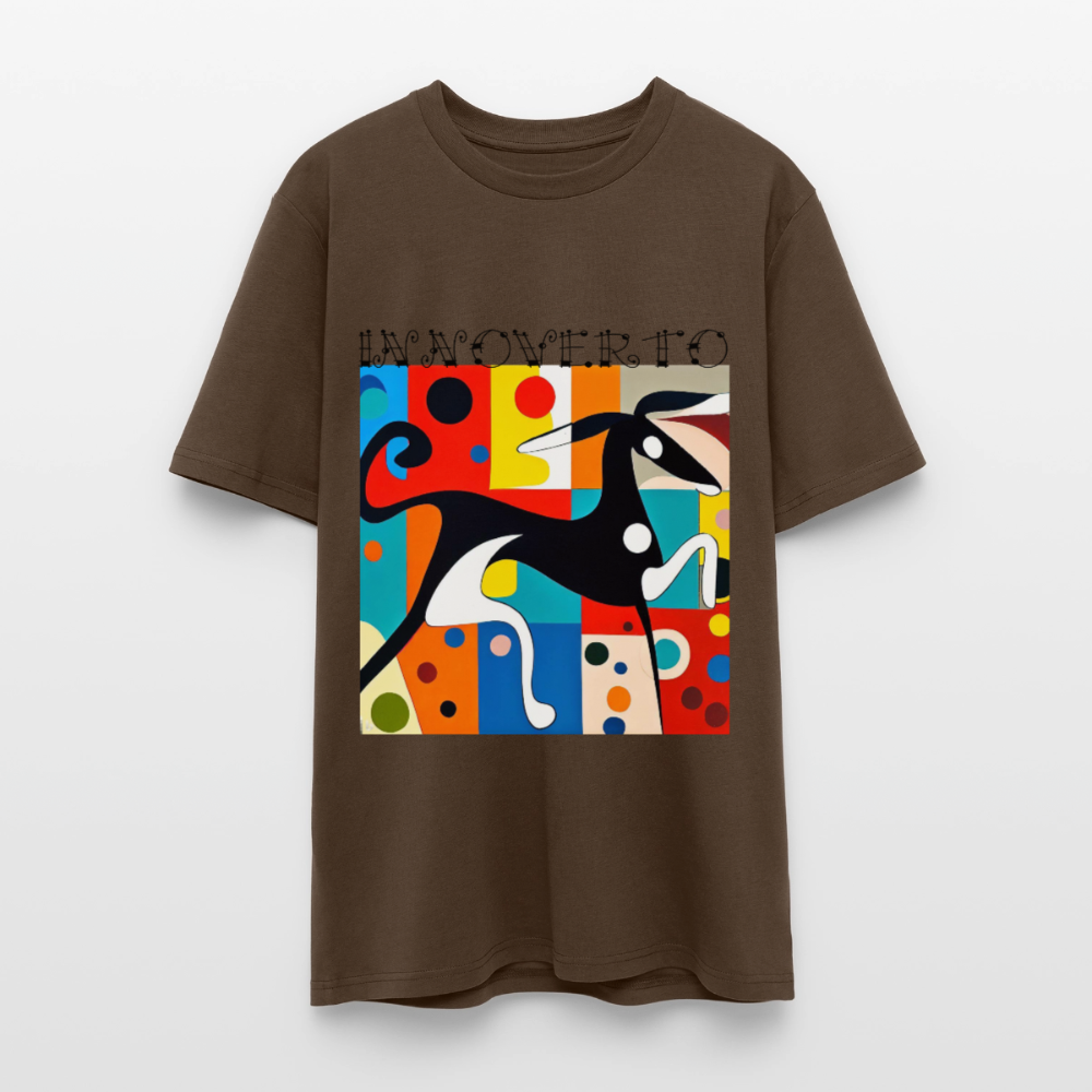 Lévrier graphique - Unisexe - marron foncé