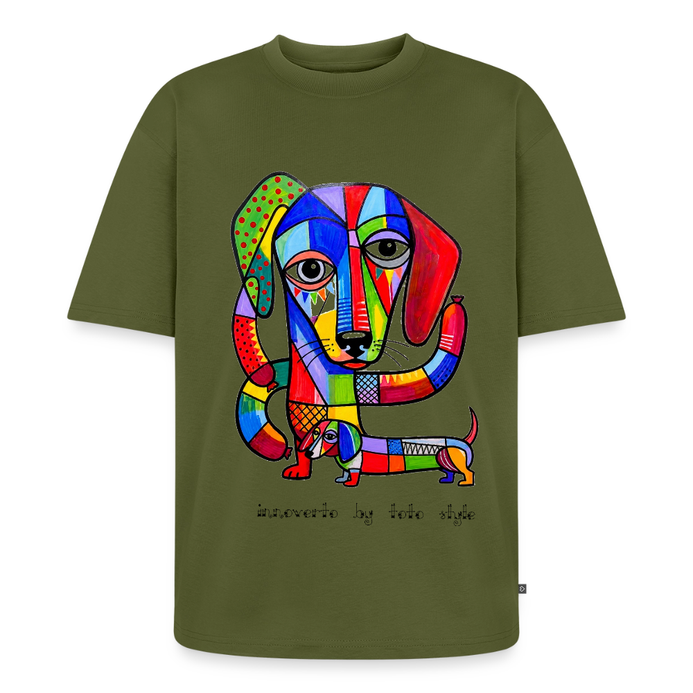 Teckel by Toto - oversize Unisexe - kaki
