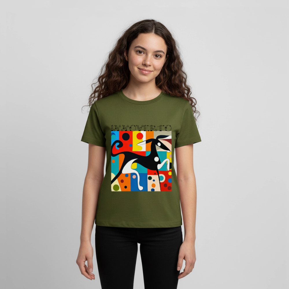 T-shirt Premium Ado - kaki