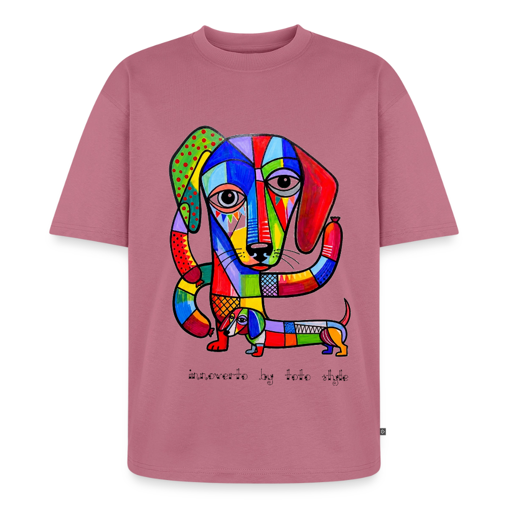 Teckel by Toto - oversize Unisexe - mauve