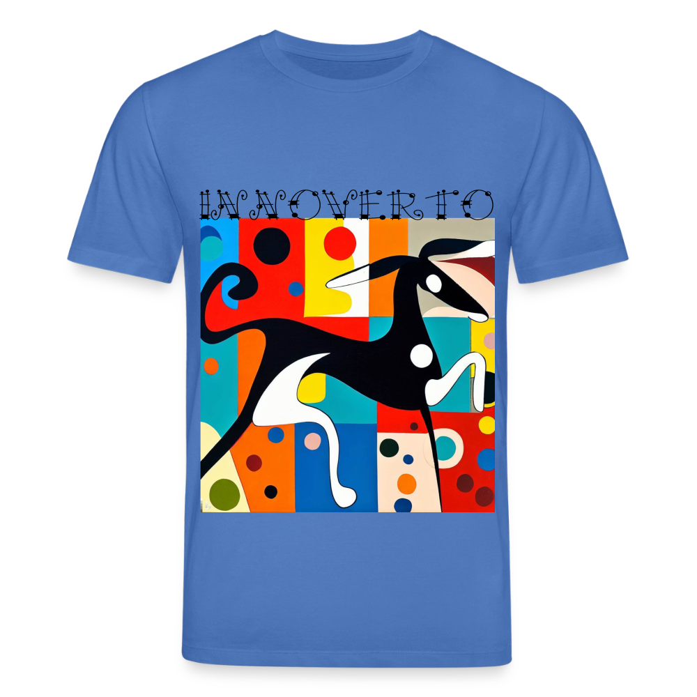 Lévrier graphique - Unisexe - bleu attentif