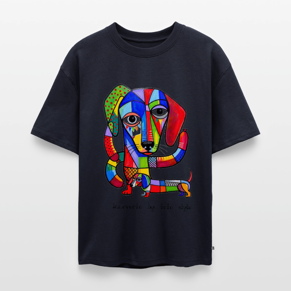 Teckel by Toto - oversize Unisexe - bleu marine