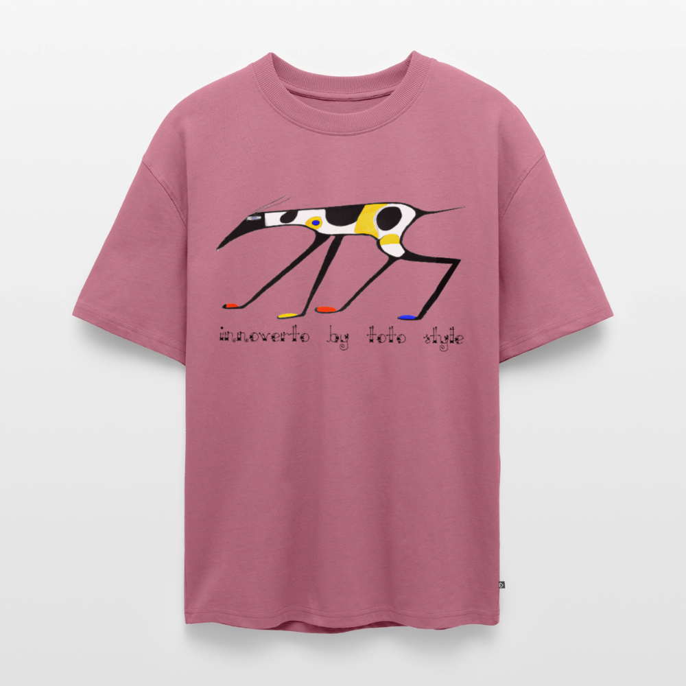 T-shirt Premium bio oversize Unisexe - mauve