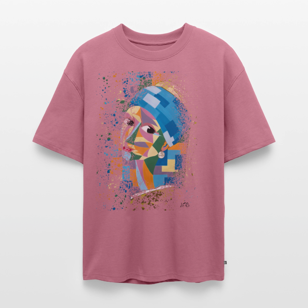 T-shirt Premium bio oversize Unisexe - mauve