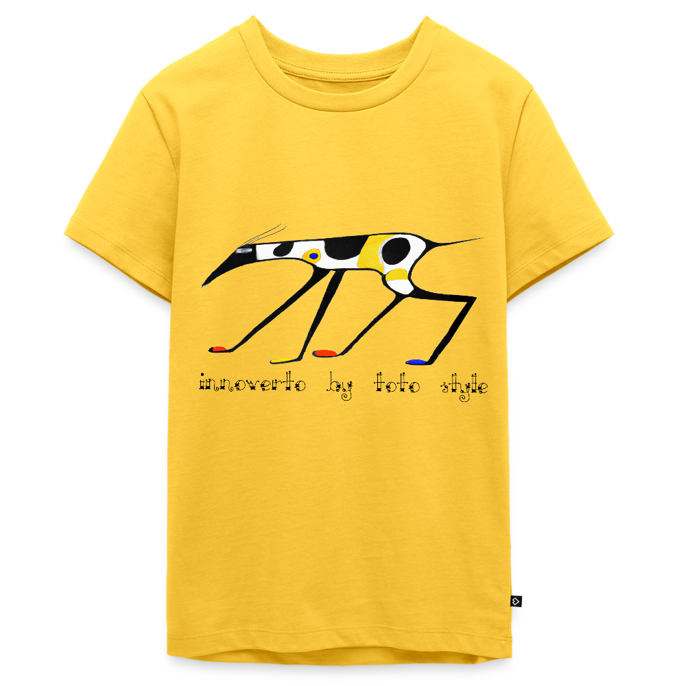 T-shirt Premium Ado - jaune