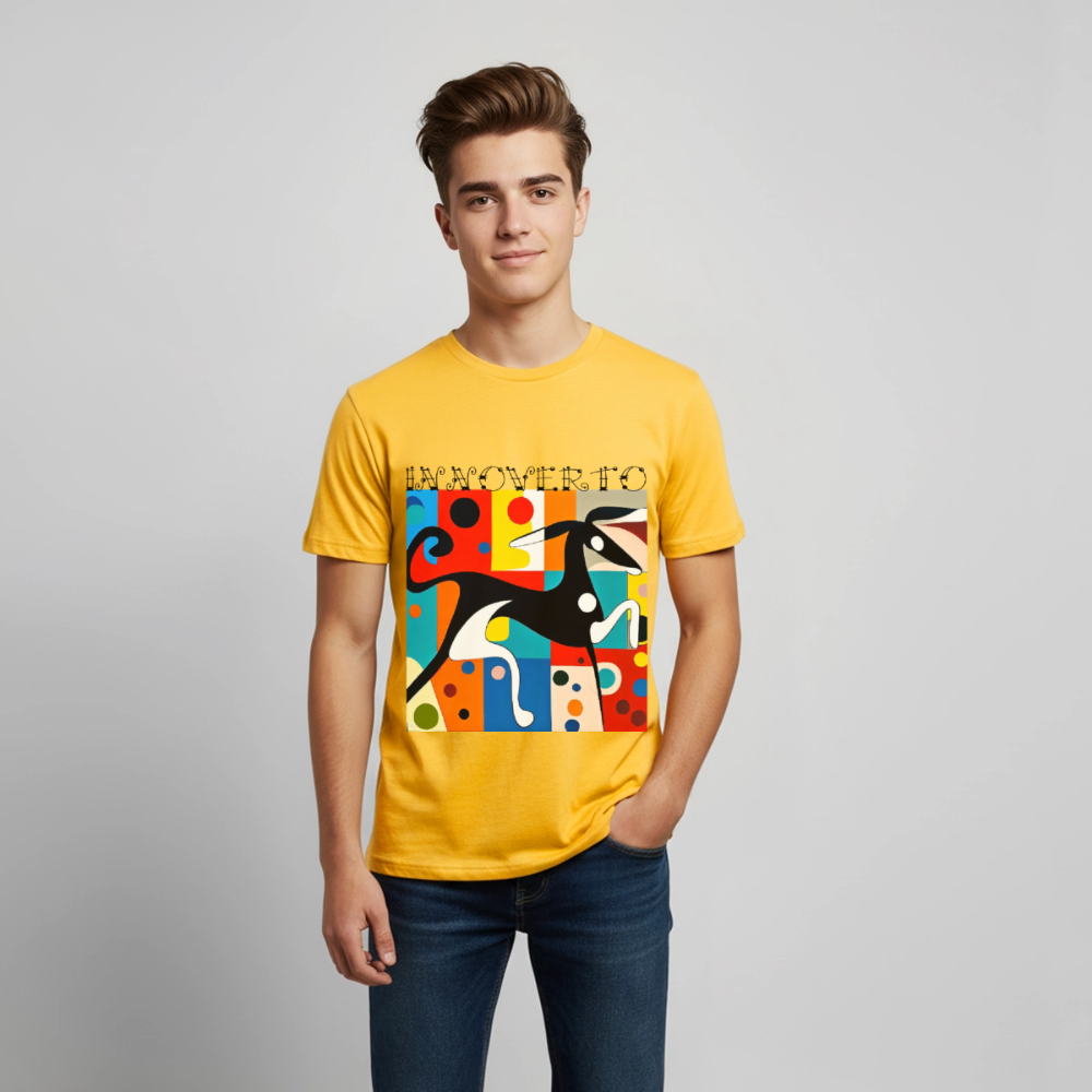 T-shirt Premium Ado - jaune
