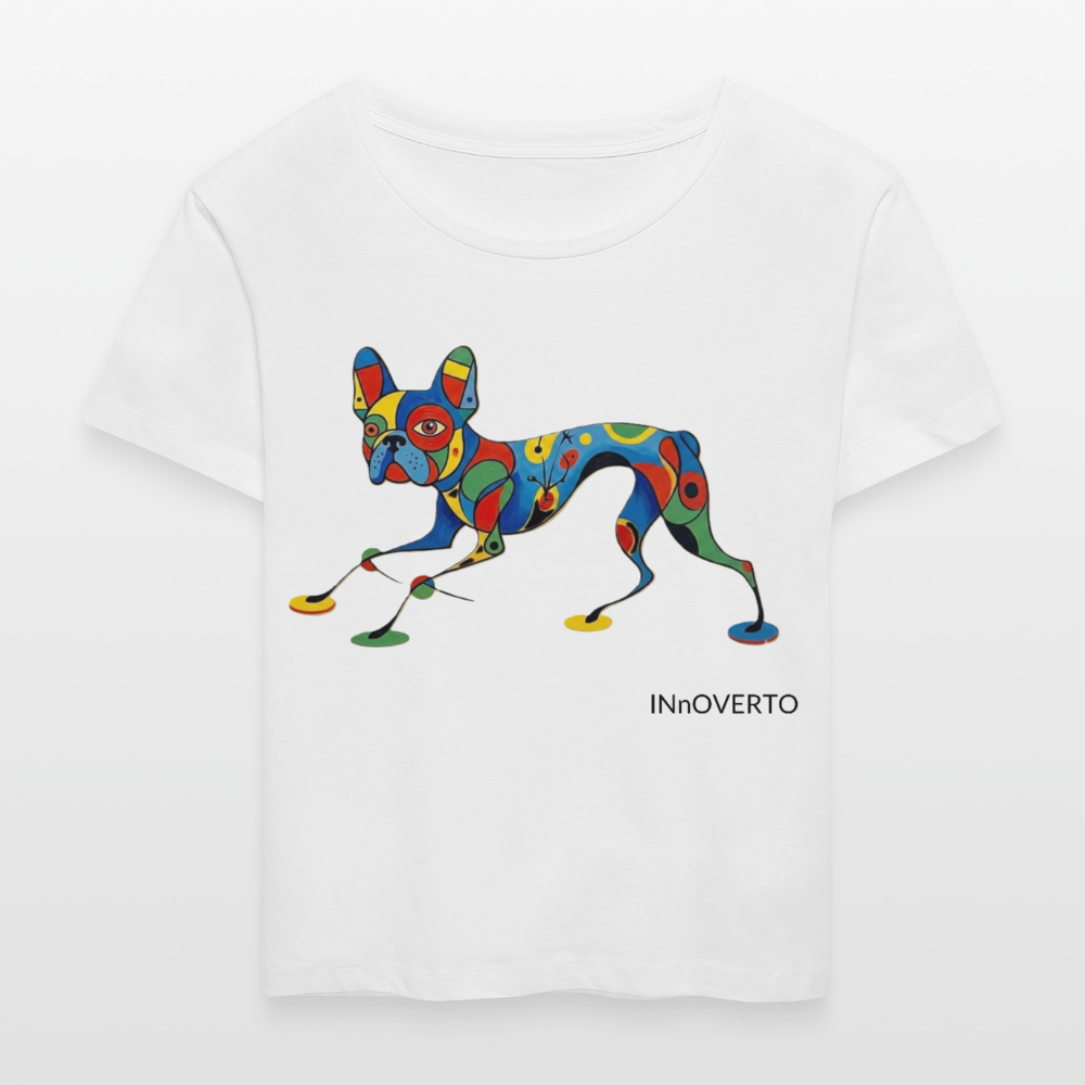 Bouledogue - Toto - col rond - blanc