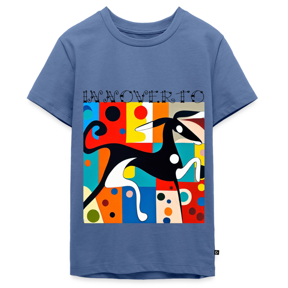 T-shirt Premium Ado - bleu pigeon