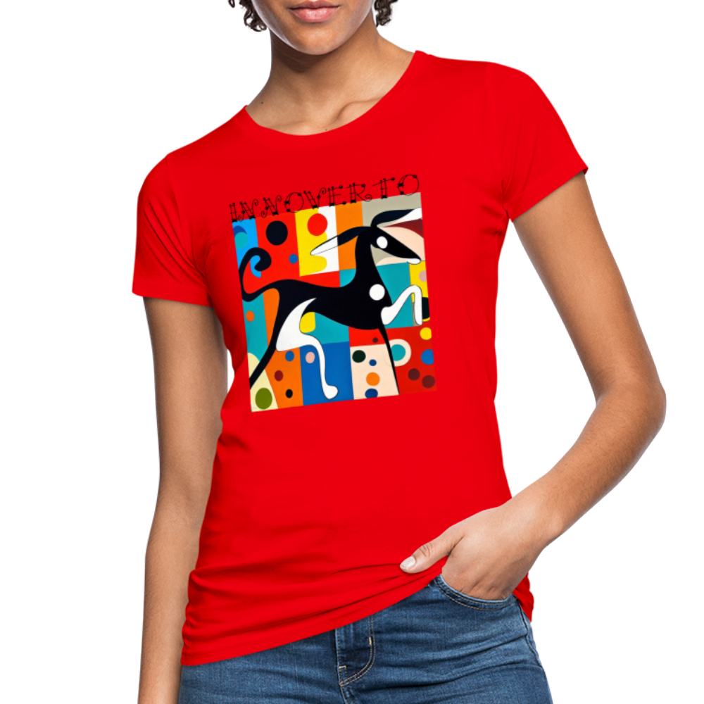 T-shirt bio Femme - rouge - innoverto