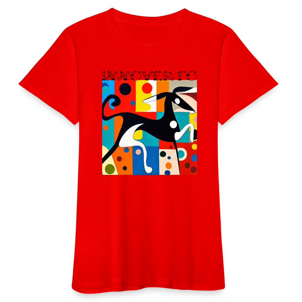 T-shirt bio Femme - rouge - innoverto