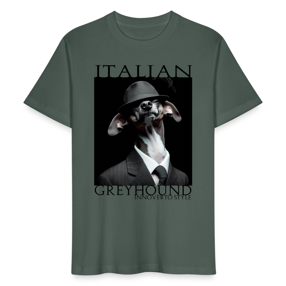 T-shirt bio Homme - gris-vert - innoverto