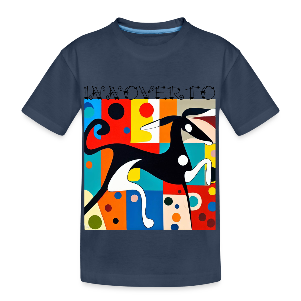 T-shirt bio Premium Ado - bleu marine - innoverto 