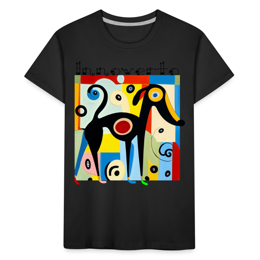 T-shirt bio Premium Enfant - noir - innoverto 